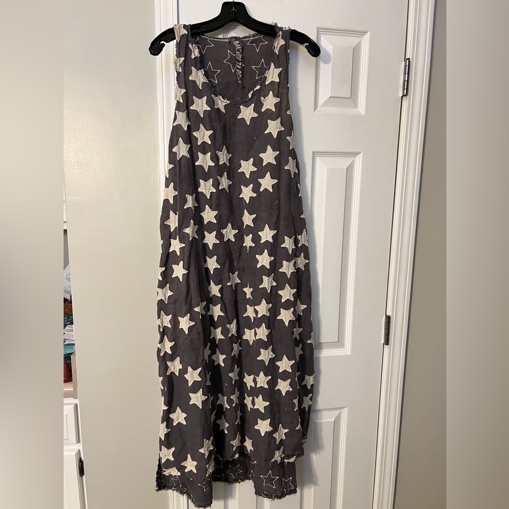 Magnolia Pearl Star Appliqué Layla Tank Dress